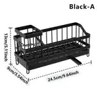 Kitchen Sink Storage Rack Sponge Drain Rack Sponge Towel Brush Cleaner Storage W