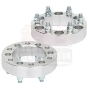 2 PCS 1.5" 6x5.5 to 6x135 14x1.5 Studs Wheel Spacers For Chevrolet Express 1500