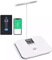 Bluetooth Intelligent Body Scale, BMI Highly Accurate Body Composition Analyzer with APP Control and 8 Stainless Steel Electrodes, 25 Professional Physical Data, for Home Gym