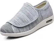 [W&LESVAGO] Women's Extra Wide Diabetic Edema Shoes with Fully Adjustable Closures Easy On/Off, Air Cushion Walking Sneakers for Elderly Swollen Feet Outdoor
