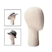 Manikin Head Caps Storage Rack Hats Display Stand for Hairdresser Training Salon