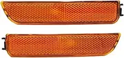 Car Front Corner Bumper Side Marker Turn Signal Light, for VW, for Passat, B5 B5.5 2001 2002 2003 2004 2005 Side Indicator Car Turn Signal Light(BLACK Yellow)