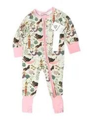 EMERSON AND FRIENDS MERMAID MAKING WAVES SOFT BAMBOO BABY GIRL PAJAMA 6-12 Month