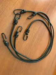 Bungee Cords with Carabiner Hooks Camo Green 20 inch 4 Pcs
