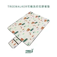 在飛比找蝦皮商城優惠-【Treewalker露遊】可機洗印花野餐墊｜200x150