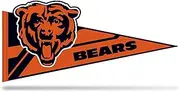 Rico Industries NFL Football Chicago Bears Soft Felt Pennant - EZ to Hang - Home Décor (Game Room, Man Cave, Bed Room)