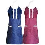 在飛比找遠傳friDay購物優惠-典雅兩口袋圍裙(藍/紅)二入任組CC509