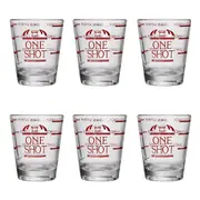 6x Winex Oversize Shot Glass Drinking Glassware Party Barware Accessory Clear