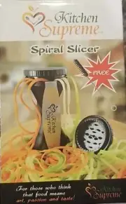 Kitchen Supreme Spiral Slicer -New In Box