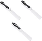 LALAFINA 3 Pcs Liquid Guiding Comb Scalp Applicator Hair Brush for Blood Circulation Suitable for Men Women