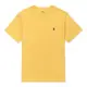 Polo Ralph Lauren RL 熱銷圓領小馬素面短袖T恤(男青年)-鵝黃色