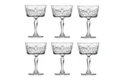 RCR TATTOO CHAMPAGNE DESSERT GOBLET SET 6 - 268ml