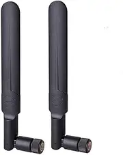 9dBi Dual Band WiFi Antenna RP SMA Male 2.4GHz, 5Ghz,5.8Ghz U.FL/IPEX to RP SMA Female Pigtail Cable for Mini PCIe Card Wireless Routers PC Repeater Desktop FPV UAV Drone PS4 Build