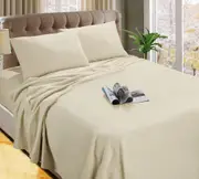Micro Flannel Flannelette Fitted Sheet Set All Bed Size Soft Plush Winter Thermal Linen