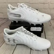 Under Armour 3000182-100 Nitro Low MC Soccer Cleats Colors White US Size 8.5