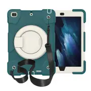 Nevenka iPad Case For iPad 9.7/Air 2 with 360 Swivel Stand-Blackish Green