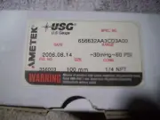 Brand New Ametek USG 656601AA3CD3A00 Pressure Gauge -30InHg-0PSI 1/4” NPT