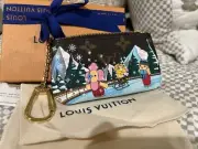 NIB Louis Vuitton Key Pouch- Ice skating Christmas 2023 Pochette Cles M82620