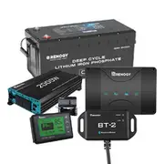 Renogy 200Ah Lithium Battery, Charger, Inverter and Monitor Bundle