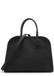 The Row Soft Margaux 12 Leather top Handle bag - Black ONE SIZE