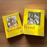 2 New Strathmore 360-9 300 Series Watercolor & Bristol Pads, 9"x12" & 11” X 14”