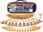 Peggy Peg – 12 Pack Normal 20cm Screw Pegs – Ground Screws for Soft to Hard Soil (85% of All Grounds) – Tent Pegs Ideal for Camping & Outdoor – Tent Fastening for Tarps, Awnings, Pavilions