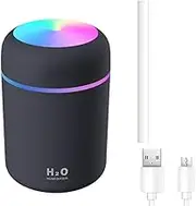 USB Car Air Purifier Diffuser Aroma Oil Humidifier Mist Led Night Light Home - Ultra-Quiet, Portable, and Multifunctional for Enhanced Ambiance