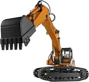 Hitec WLtoys 1/14 WL Model (Wheel Loader) 14800 RTR Set, 2.4 GHz, Running Time: Approx. 60 Minutes, Analog Hydraulic Telescopic Arm, Middle Folding Steering, 9 Channel Transmitter, RC Bulldozer, RC