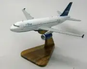 A-320 Jet Blue Airbus A320 Airplane Desktop Wood Model Free Shipping Regular New