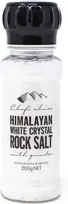 Chef'S Choice Himalayan White Rock Salt Grinder, 200 G