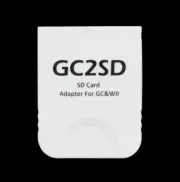GC2SD Micro SD Card Adapter TF Card Reader for Gamecube Wii Console WHITE