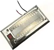 Rv LED Ceiling Dome Light - Ultra Bright Rv LED Roof Dome Light - 12v-24v Panel Reading Lamp On/Off Button for Car Van Truck Lorry Motorhome