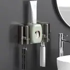 Bathroom accessories wall mounted automatic toothpaste dispenser squeezer holder