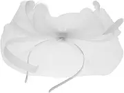 [Healvian] Women Fascinator Headband with and Veil Mesh for Cocktail Parties Weddings and Royal Events Vintage Style Funeral Headpiece for Women Elegant Accessory for Formal Gatherings Black