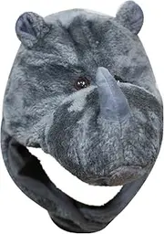 Petitebelle Grey Rhinoceros Hat