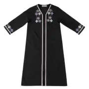 Muslim Kids Girls Maxi Dress Abaya Islamic Caftan Dubai Child Kaftan Robe Gown