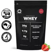 1KG WHEY PROTEIN ISOLATE POWDER STRAWBERRY Grass Fed