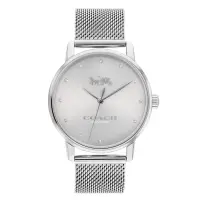 在飛比找蝦皮商城優惠-COACH 時尚米蘭式腕錶 36mm 網狀手鍊錶 女錶 手錶