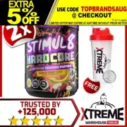 2 X FINAFLEX STIMUL8 HARDCORE PRE WORKOUT 30 SER // ENERGY PUMP TWIN PACK