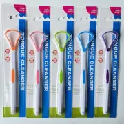 Tongue Scraper Cleaner Adults Kids Oral Hygiene Scrapers Bad Breath Cure Tool