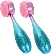 LOORGVEL Pcs Face Wash Scrubber Soft Silicone Facial Cleanser Brush for Daily Skincare Exfoliating Tool for Home Use