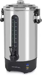100-Cup Coffee Urn and Hot Beverage Dispenser with Dripless Faucet, Quick-Brewin