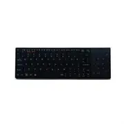 Super-thin Bluetooth 3.0V Wireless Keyboard with Touchpad for PC Cell Phone iPhone iPad - Black