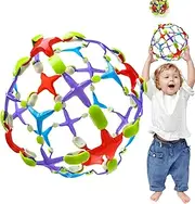 Expanding Ball Toy Sphere,Colorful Retractable Sphere Ball - Telescopic Toys for Kids, Outdoor Throwing Fidget Party Props for Breathing Exercises and Play