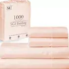 SGI bedding Luxury 4 Piece Egyptian Cotton Sheets Queen Size - 1000 Thread Co...