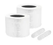 2 Pack High-Efficiency Activated Carbon Filter for LEVOIT Core Mini Air Purifier