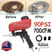 90PSI 1/4" Sand Blaster Gun Soda Spray Tool Air Compressor Pneumatic Handheld Z