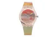 Swatch SO28Z700 SWATCH X TATE GALLERY TURNER'S SCARLET SUNSET Public Urethane Watch