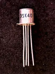 3SK40 - NEC N-Channel Silicon Dual Gate VHF Mosfet - (CAN-4 / TO-72) GENUINE