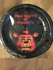 FIVE NIGHTS AT FREDDY'S PAPER PARTY PLATES 8CT 7" SCOTT CAWTHON 2018